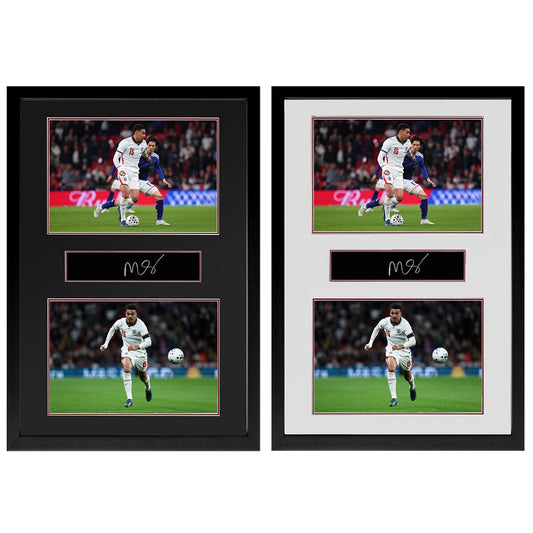 The Fan Cave Morgan Rogers signed framed England plaque