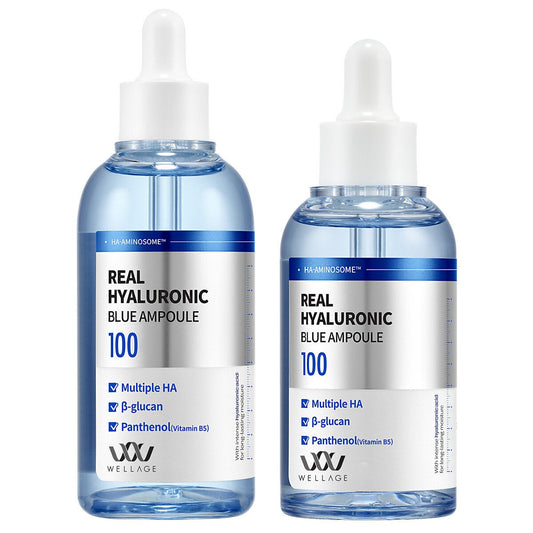 Wellage Real Hyaluronic Blue Ampoule 100ml plus 60ml