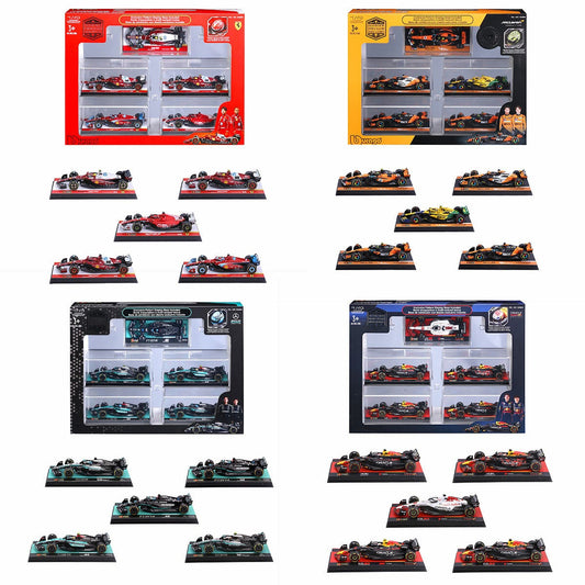 Bburago 1:43 Formula 1 diecast racing cars 5 pack