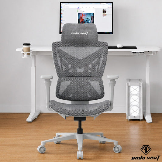 Andaseat X-Air Pro mesh gaming chair in grey