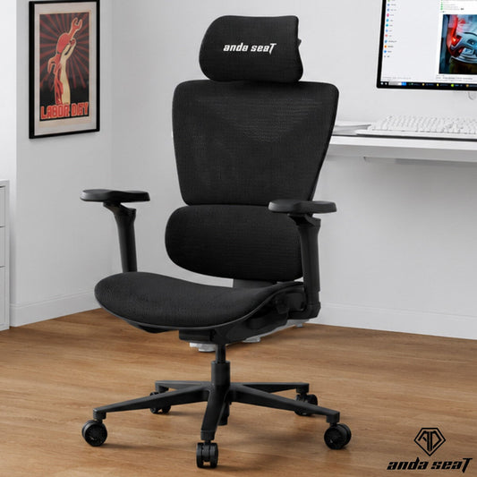 Andaseat X-Air Pro mesh gaming chair in black
