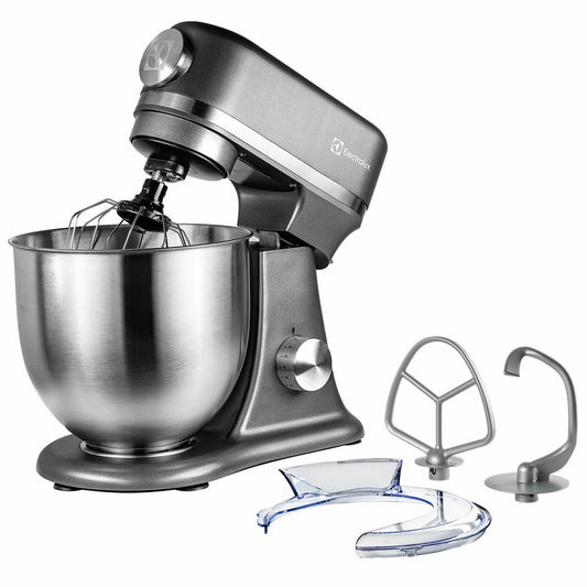 Electrolux SDA2842ELGRY 1600W die-cast stand mixer with 6.5L bowl, grey