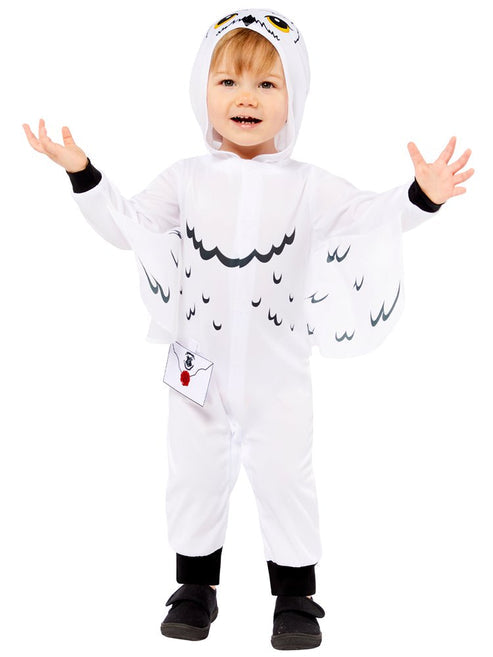 Hedwig Baby & Toddler Costume with Character Hood & Attached Wings