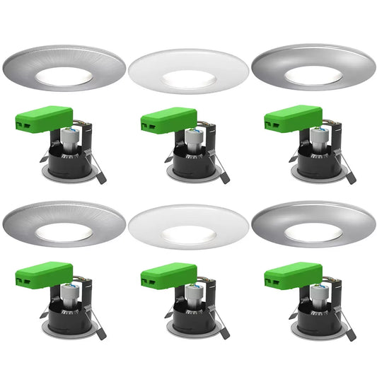 smart LED fire rated downlights with WiZ connected lighting control