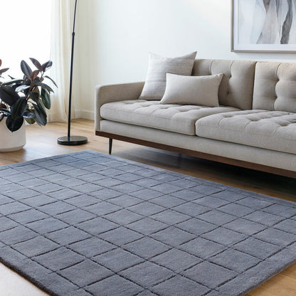 Livabliss Brook grey hand-tufted wool rug