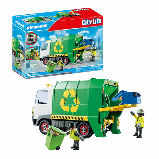 PLAYMOBIL City Life 71234 Recycling Truck playset