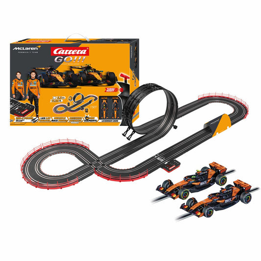 Carrera GO!!! McLaren Racing slot car set 5.3m track