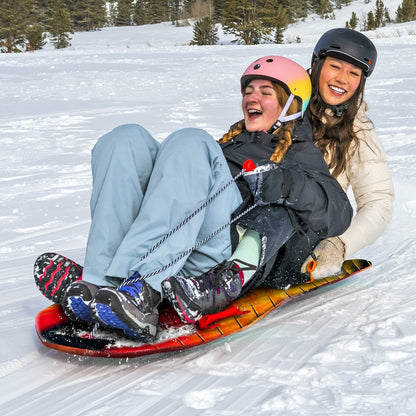 Sno-Storm Vipernex 50 inch 2 seater foam snow sled with tow rope