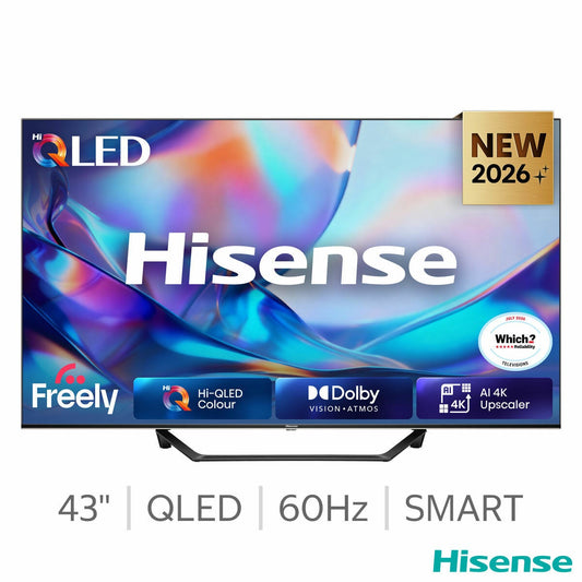 Hisense 43A7STUK 43 inch QLED 4K smart TV