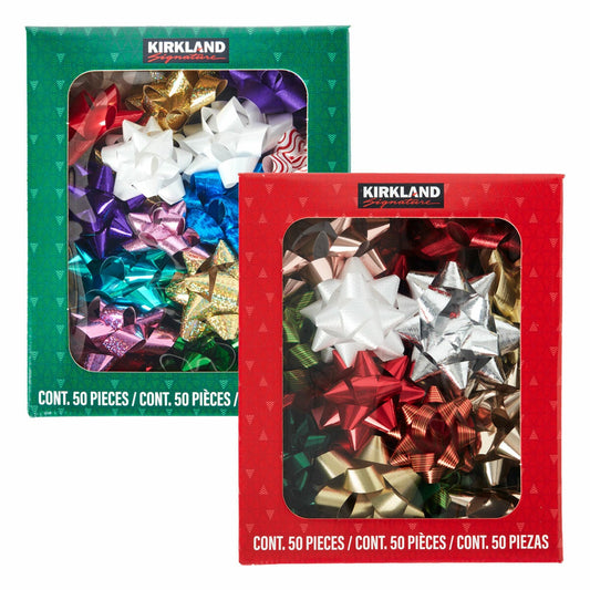 Kirkland Signature gift bows pack of 50 in 3 sizes