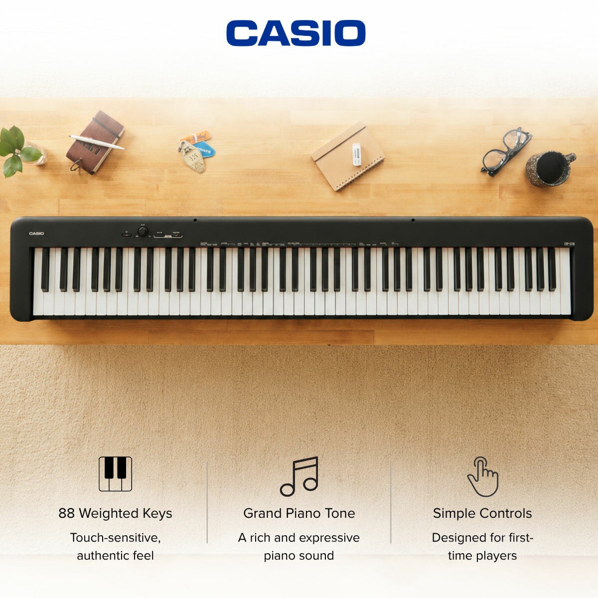 Casio CDP-S105 digital piano – alternate view 3