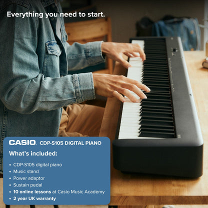 Casio CDP-S105 digital piano – alternate view 7