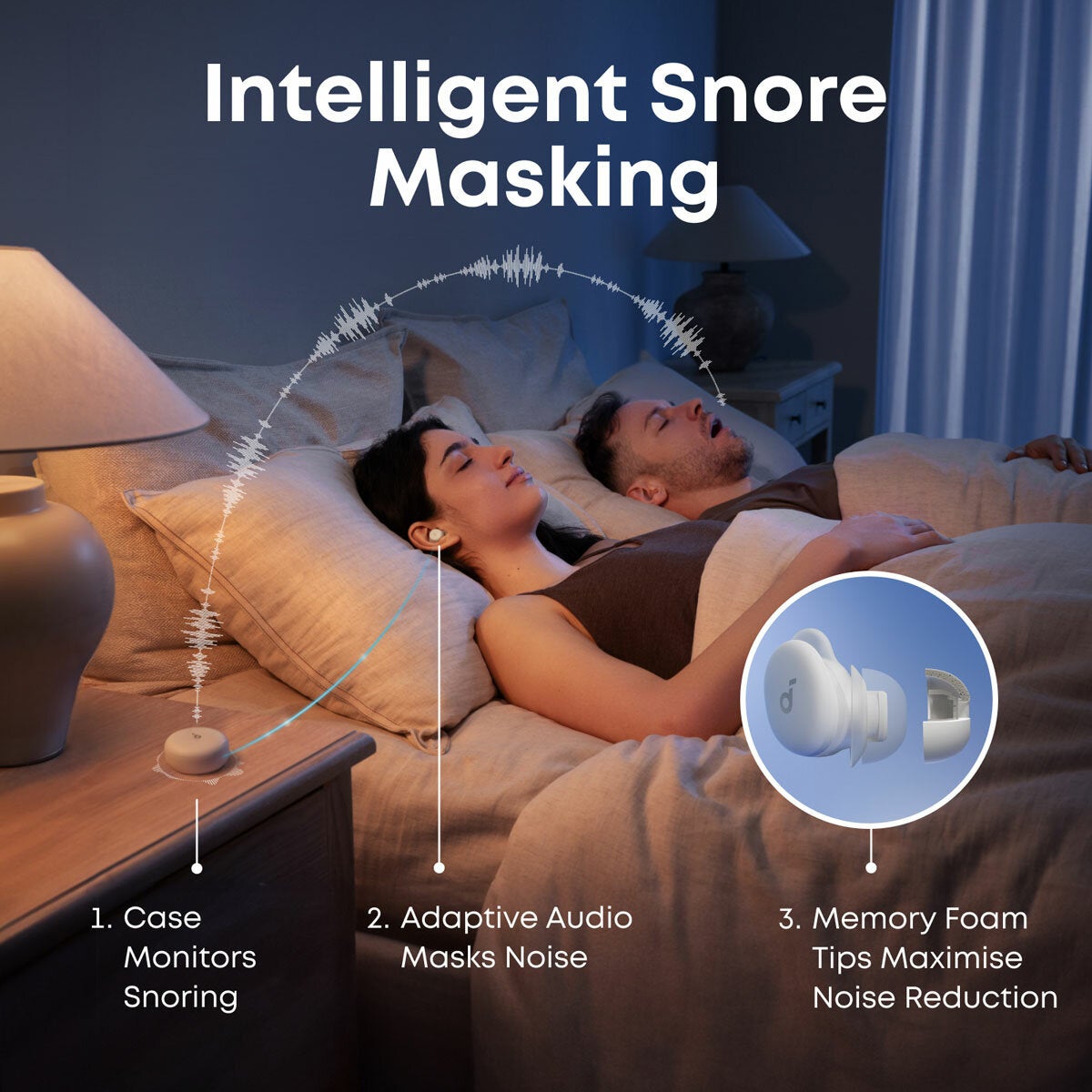 Soundcore Sleep A30 earbuds – alternate view 6