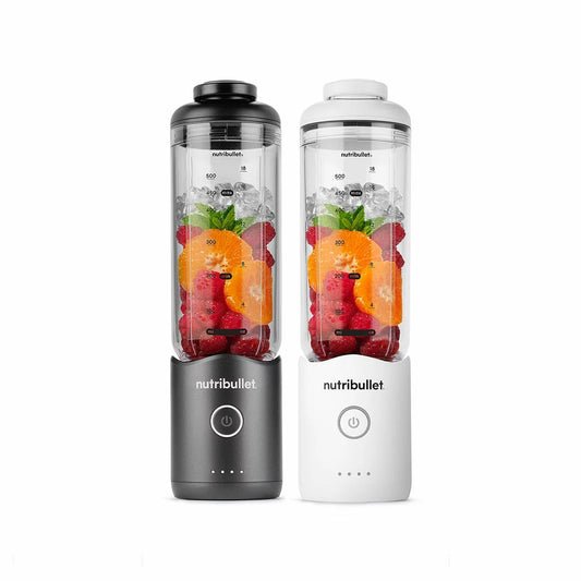 NutriBullet Dual Flex 2-Pack Portable Blender Set – Cordless USB-C Personal Smoothie Maker Duo