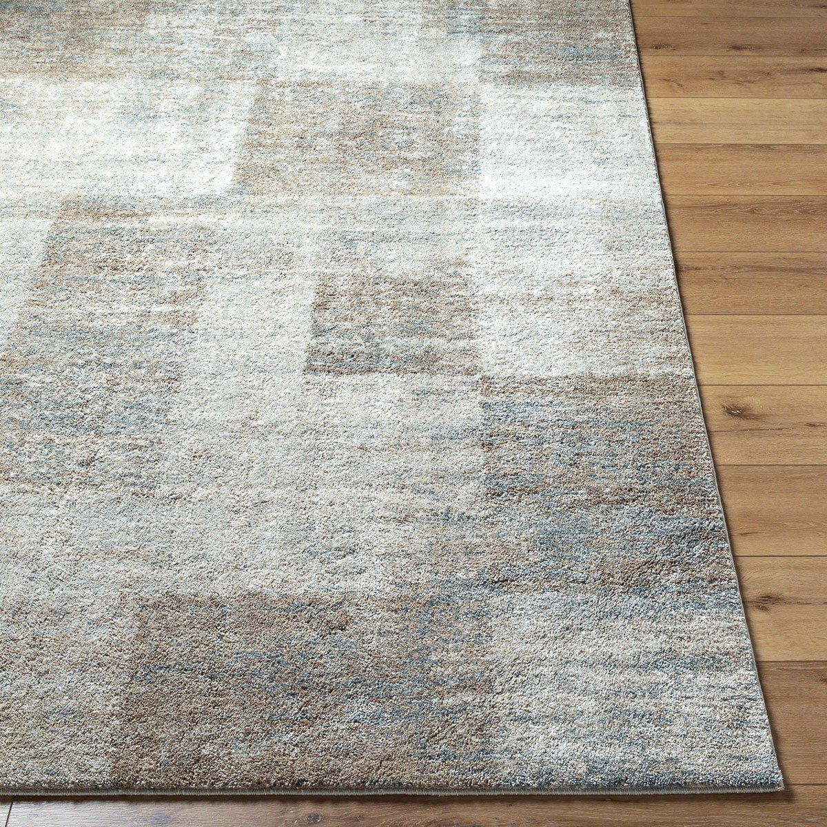 Livabliss Avellino grey check rug – alternate view 3
