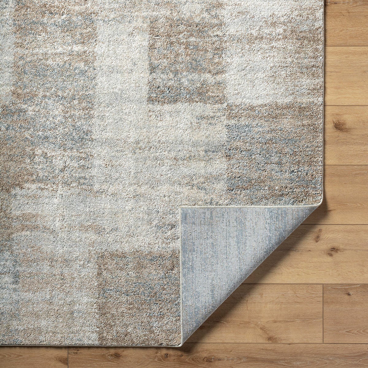 Livabliss Avellino grey check rug – alternate view 4
