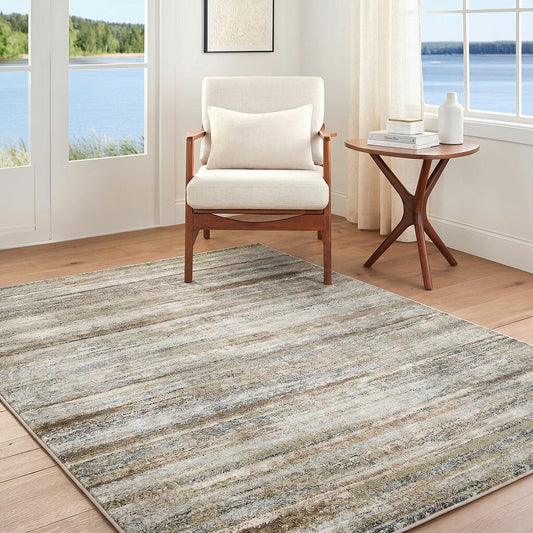 Livabliss Avellino beige high pile rug