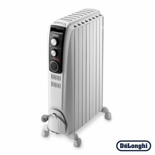 De'Longhi Dragon Easytronic TRD50820T 2000W oil filled radiator, white