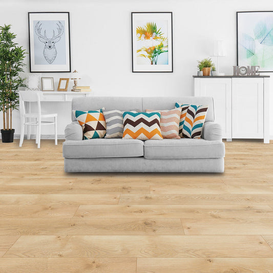 Golden Select Oslo Light Oak AC5 laminate flooring 14mm, 1.146 m² per pack