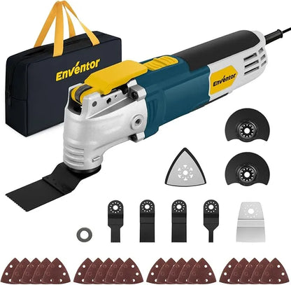 Enventor Oscillating Multi-Tool | Precise Cutting & Sanding | DIY Enthusiasts and Contractors