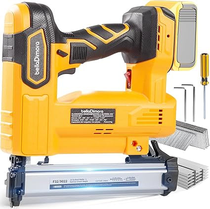 18GA Cordless Brad Nailer | Compatible with Dewalt 20V | DIY Enthusiasts