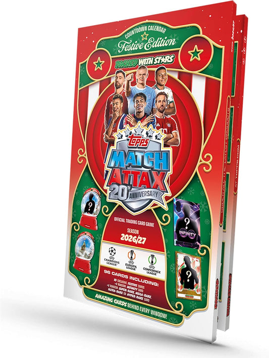 Topps Match Attax 2026/27 Countdown Calendar – front of box