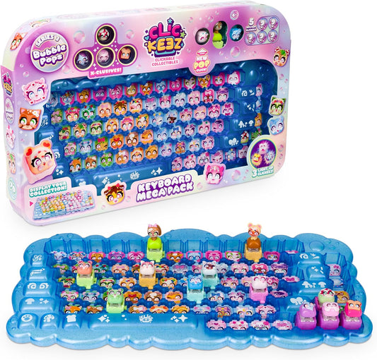 Clickeez Series 3 Keyboard Mega Pack with Bubble Pops characters – pack front