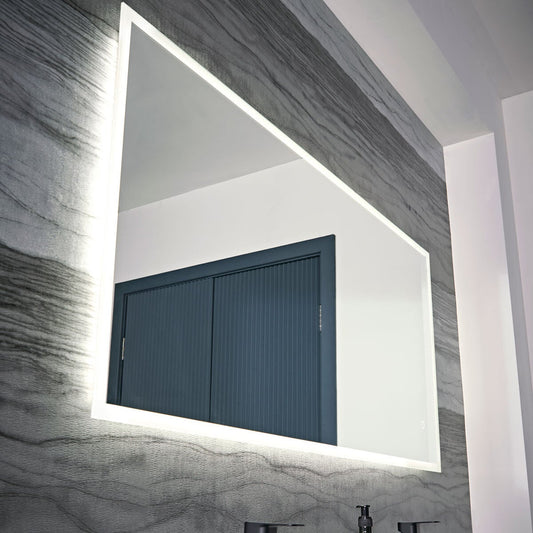 Tavistock Epsilon 1200 dimmable backlit LED bathroom mirror 120 x 60 cm