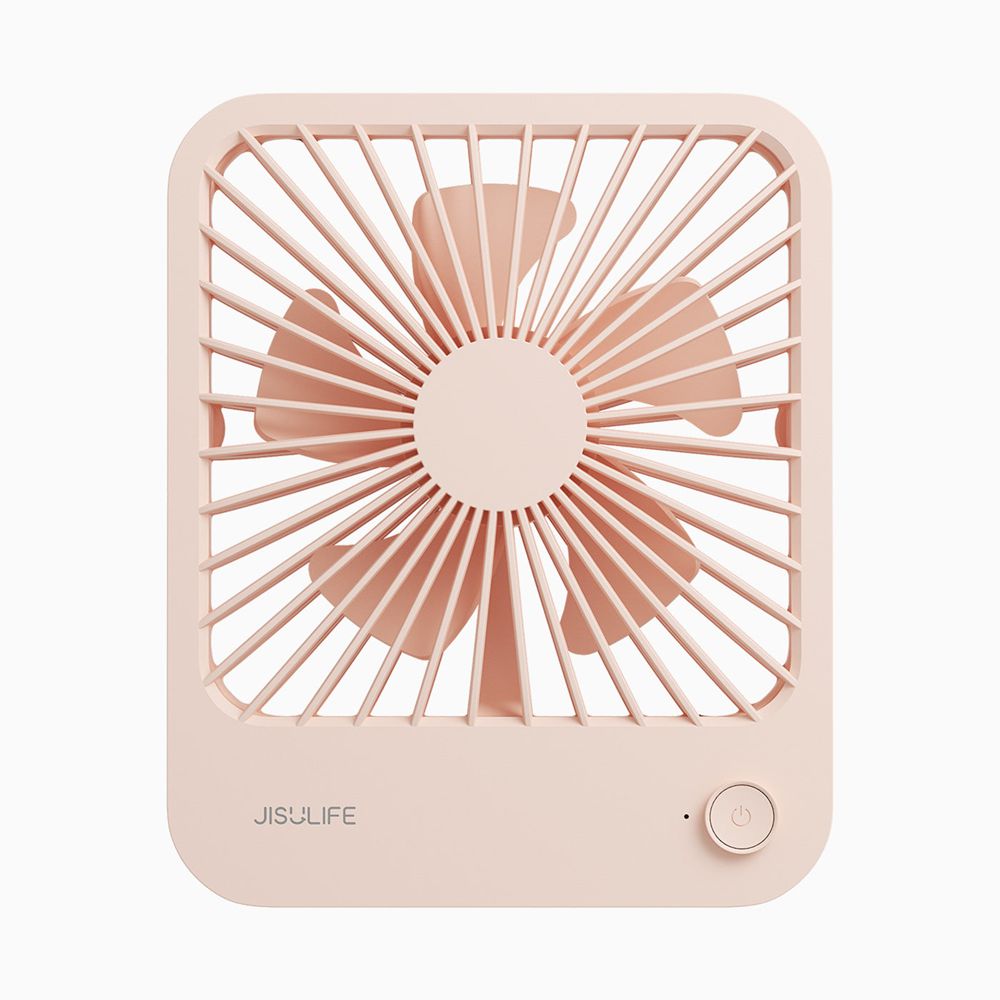 JisuLife Life1 Rechargeable Table Fan – Quiet 4-Speed Portable Cooling, 18-Hour Battery