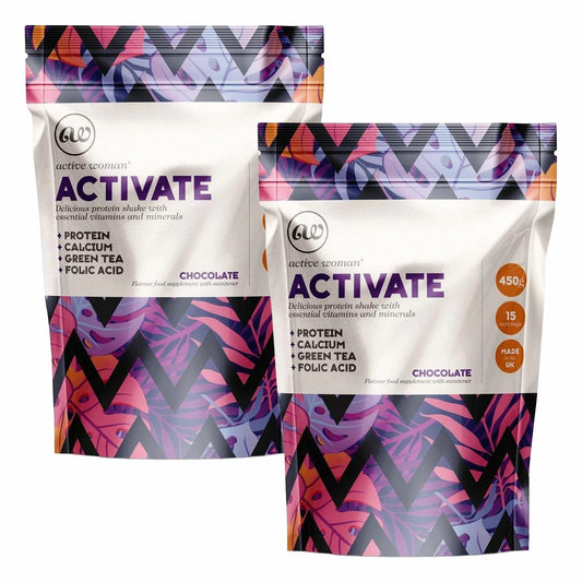 chocolate protein energy shake for active women fitness nutrition