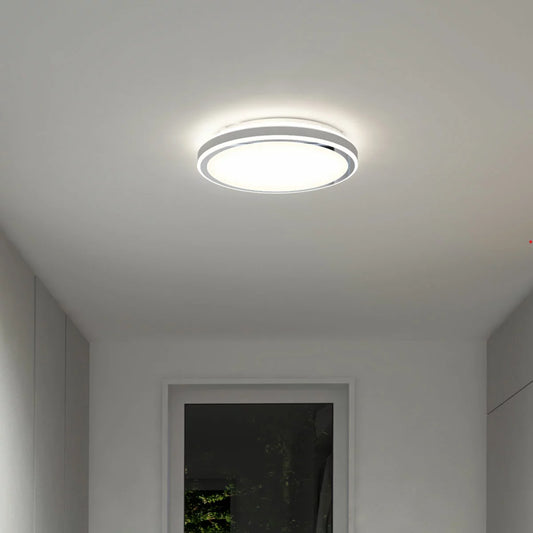 modern flush mount ceiling light with bright LED illumination design - 1