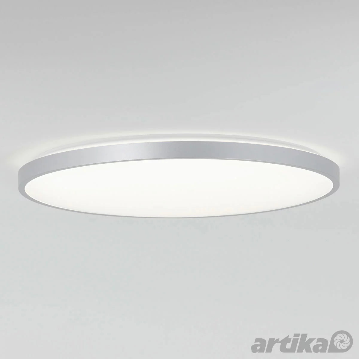 Artika Europa 21-inch flush mount LED ceiling light with remote control for modern home lighting