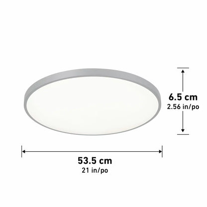 Artika Europa 21-inch flush mount LED ceiling light with remote control for modern home lighting