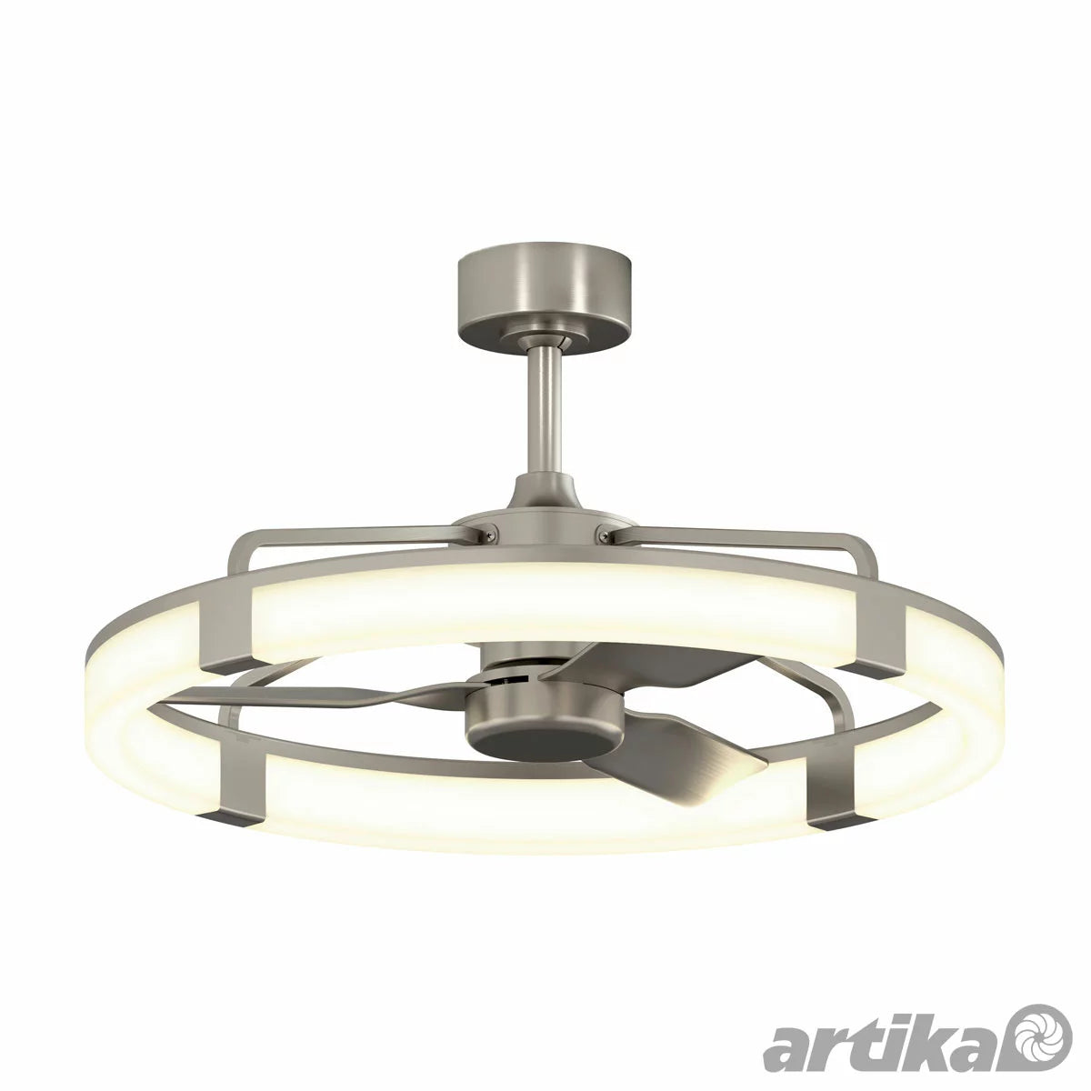 Artika Sunnyvale 28-inch fan light with remote control modern ceiling fan with integrated LED lighting for home interiors