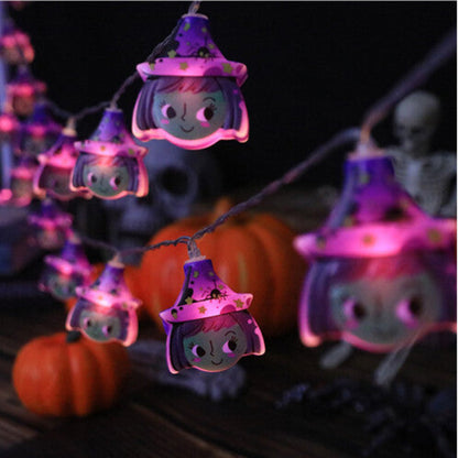 (A) 9.84 ft 20 LEDs Halloween Lights Party Decor