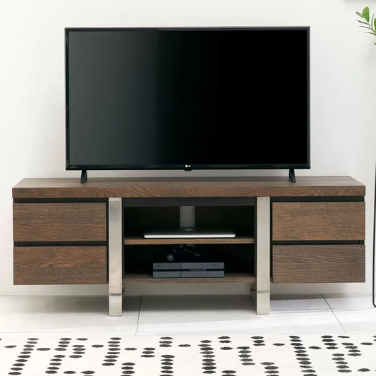 Bentley Designs Tivoli Dark Oak Entertainment Unit for TVs up to 55 inches with premium storage and elegant living room design.
