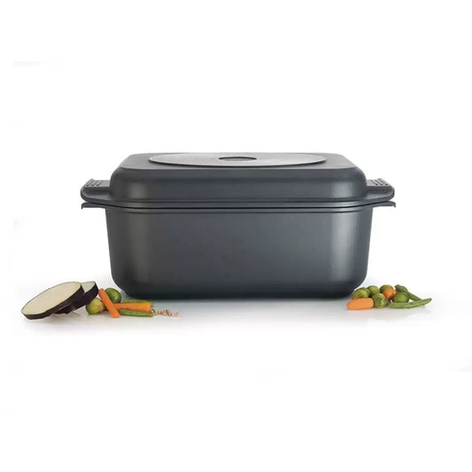 BergHOFF Eurocast Double Roasting Pan 42cm dual-sided cast roasting pan for family cooking and roasting large meals
