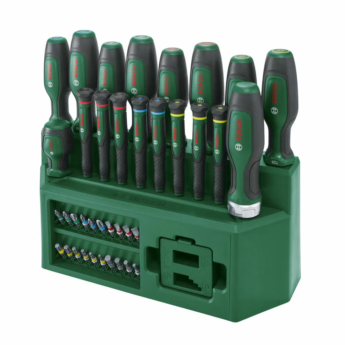 Tackle any repair job with the Bosch 39 Piece Mixed Screwdriver Set from Elite Store. High-grade steel drive kit ready for rapid mainland delivery.