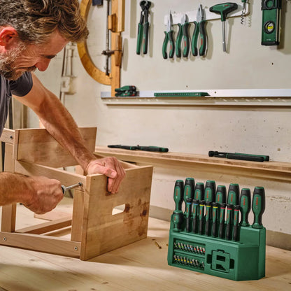 Tackle any repair job with the Bosch 39 Piece Mixed Screwdriver Set from Elite Store. High-grade steel drive kit ready for rapid mainland delivery.