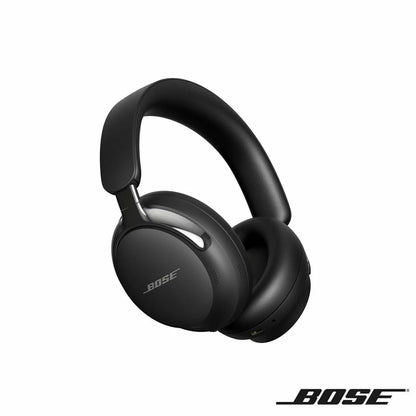Bose QuietComfort Ultra Gen II black over-ear headphones with active noise cancellation and immersive spatial audio for premium wireless listening