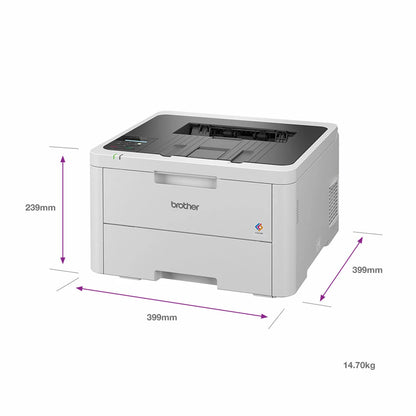 Brother HL-L3220CWE LED colour wireless printer compact home office printing device - 3