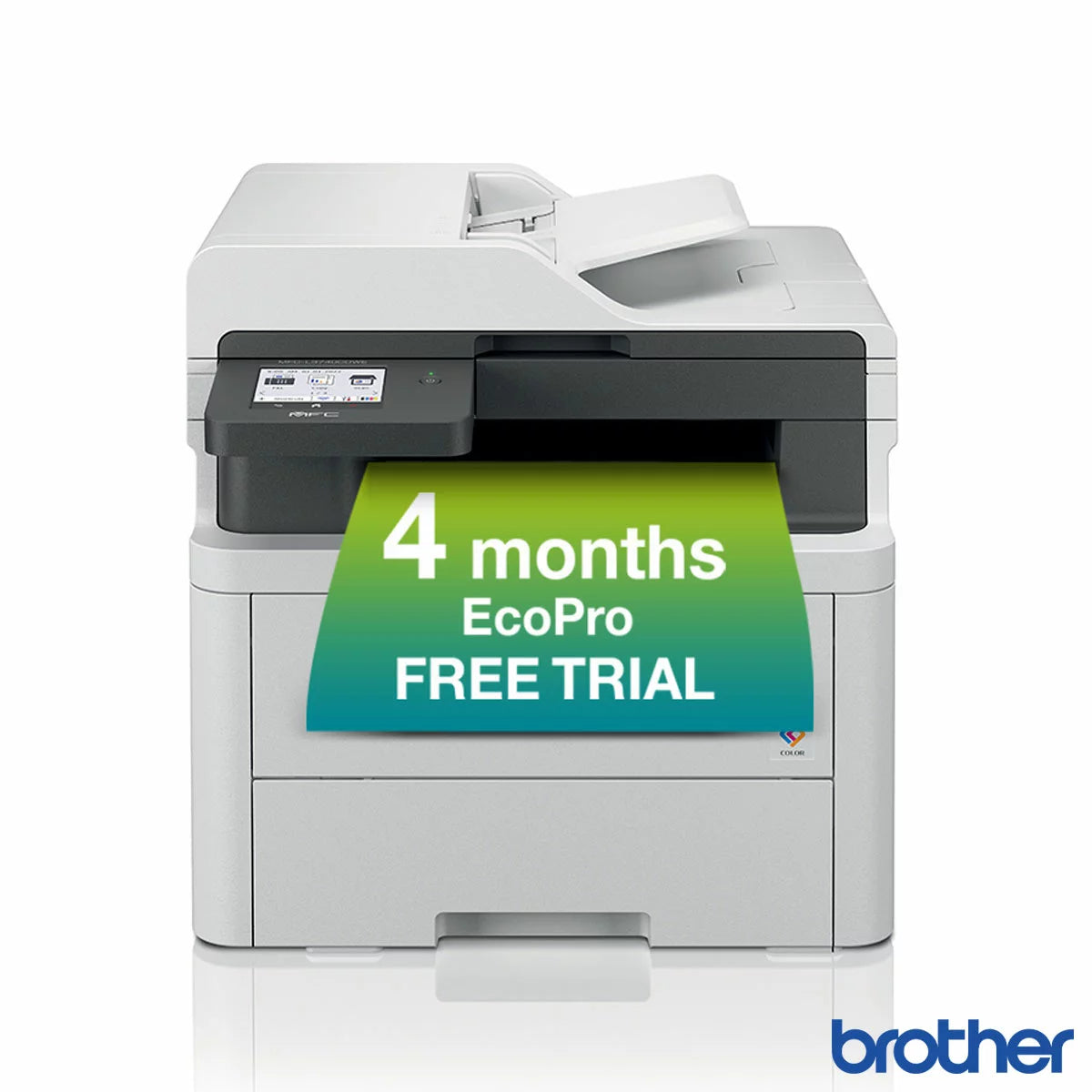 Brother MFC-L3740CDWE all-in-one LED colour printer print copy scan fax wireless duplex office device - 1