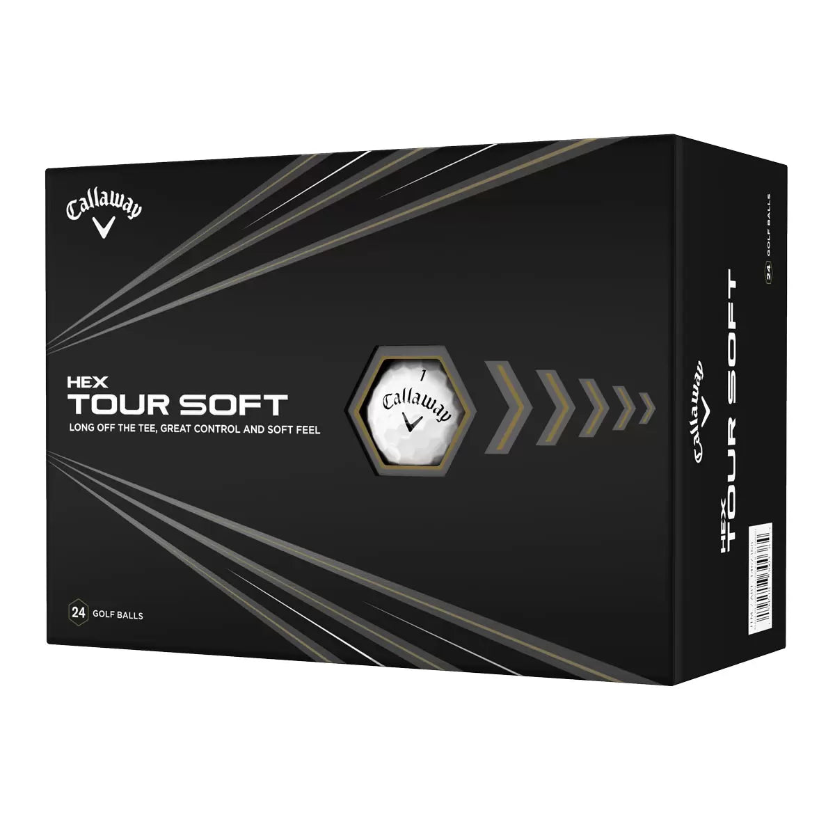 Soft golf balls for distance control flight stability performance pack - 1