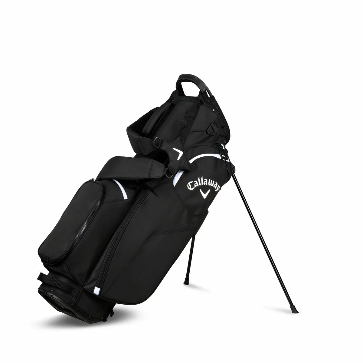 Lightweight golf stand bag with storage for comfortable course play - 1