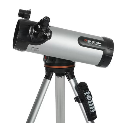 Celestron 114LCM computerised reflector telescope with GoTo tracking system for astronomy and stargazing
