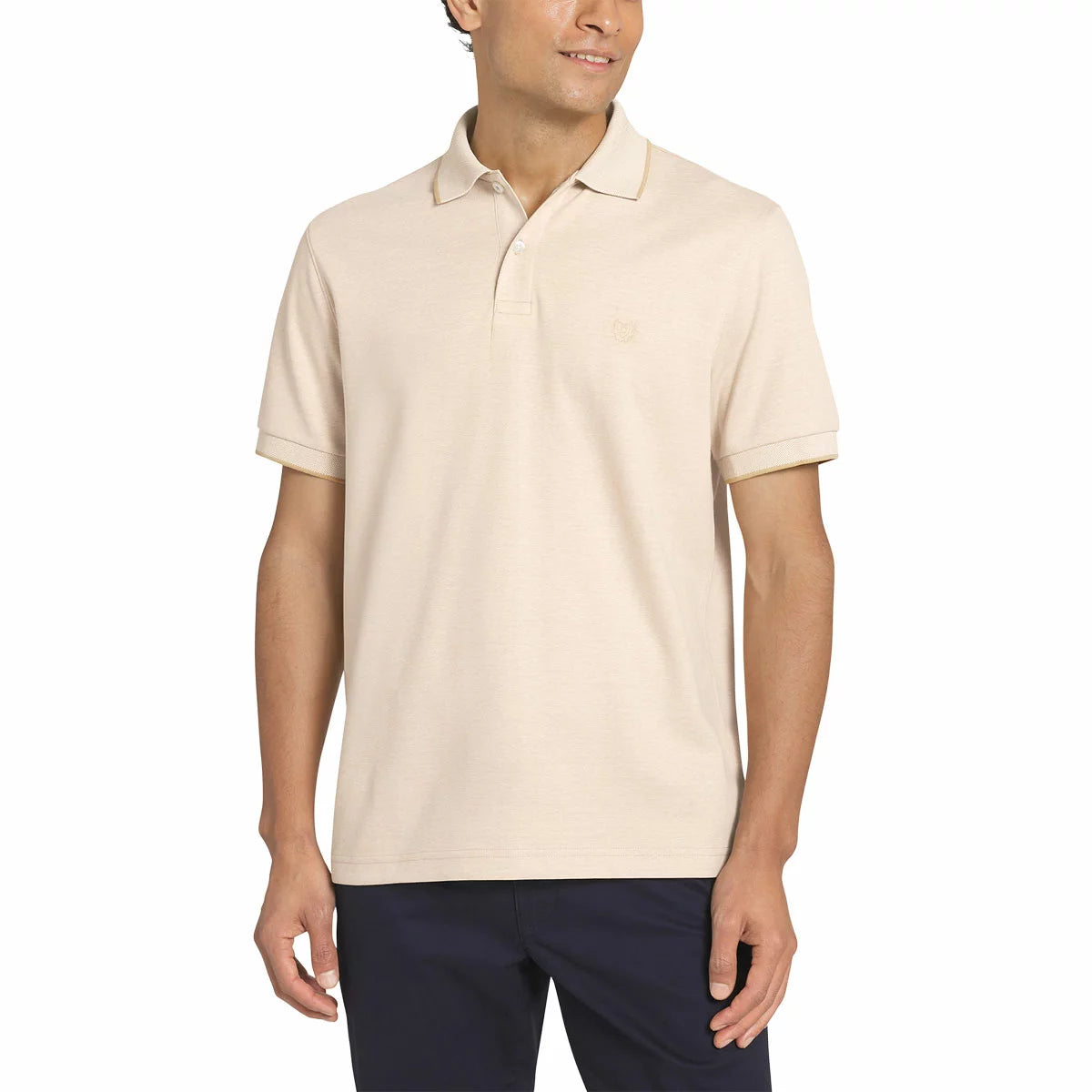 Chaps Men's Birdseye Pique Polo Shirt breathable smart casual polo for men/2