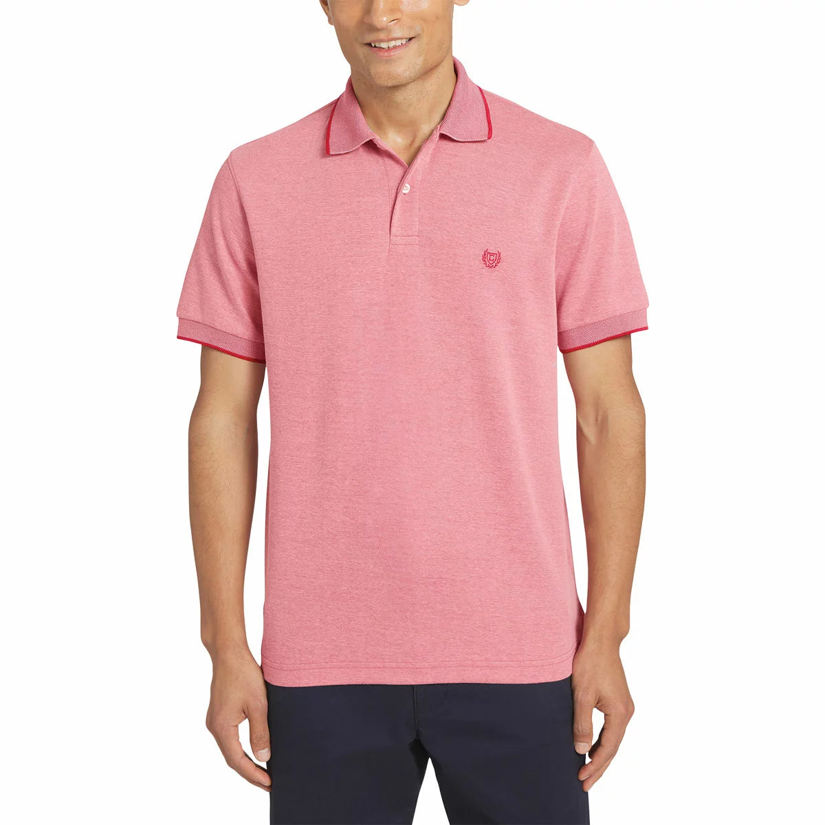 Chaps Men's Birdseye Pique Polo Shirt breathable smart casual polo for men/3