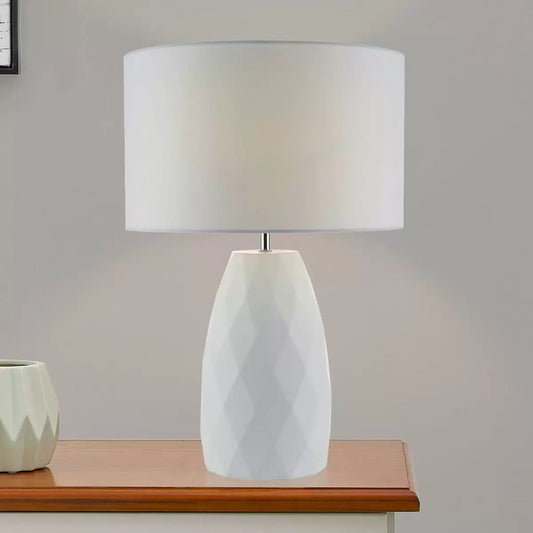 modern geometric table lamp with stylish ambient home lighting design