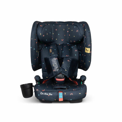 Cosatto On The Go i-Size Travel Car Seat in 4 designs with lightweight portable folding travel-friendly child safety seat2