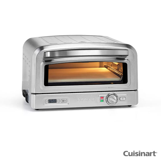 Cuisinart Pizza Oven CPZ120U countertop pizza maker with pizza stone for crispy homemade pizza